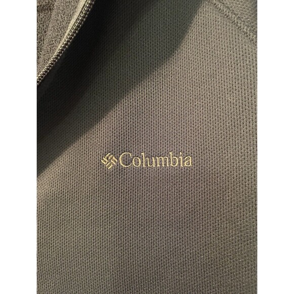 Columbia Pullover Men’s Size L Black 1/4 Zip Long Sleeve Fleece - Picture 3 of 9